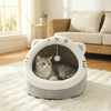 Cozy Foldable Semi-Enclosed Cat Bed