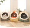 Cozy Foldable Semi-Enclosed Cat Bed