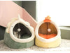 Cozy Foldable Semi-Enclosed Cat Bed