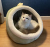 Cozy Foldable Semi-Enclosed Cat Bed