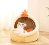 Cozy Foldable Semi-Enclosed Cat Bed